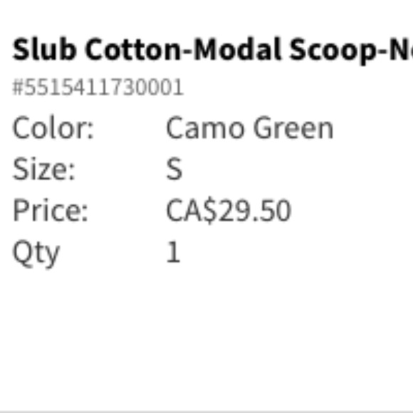 Banana Republic Slub Scoop T-shirt - Picture 2 of 2